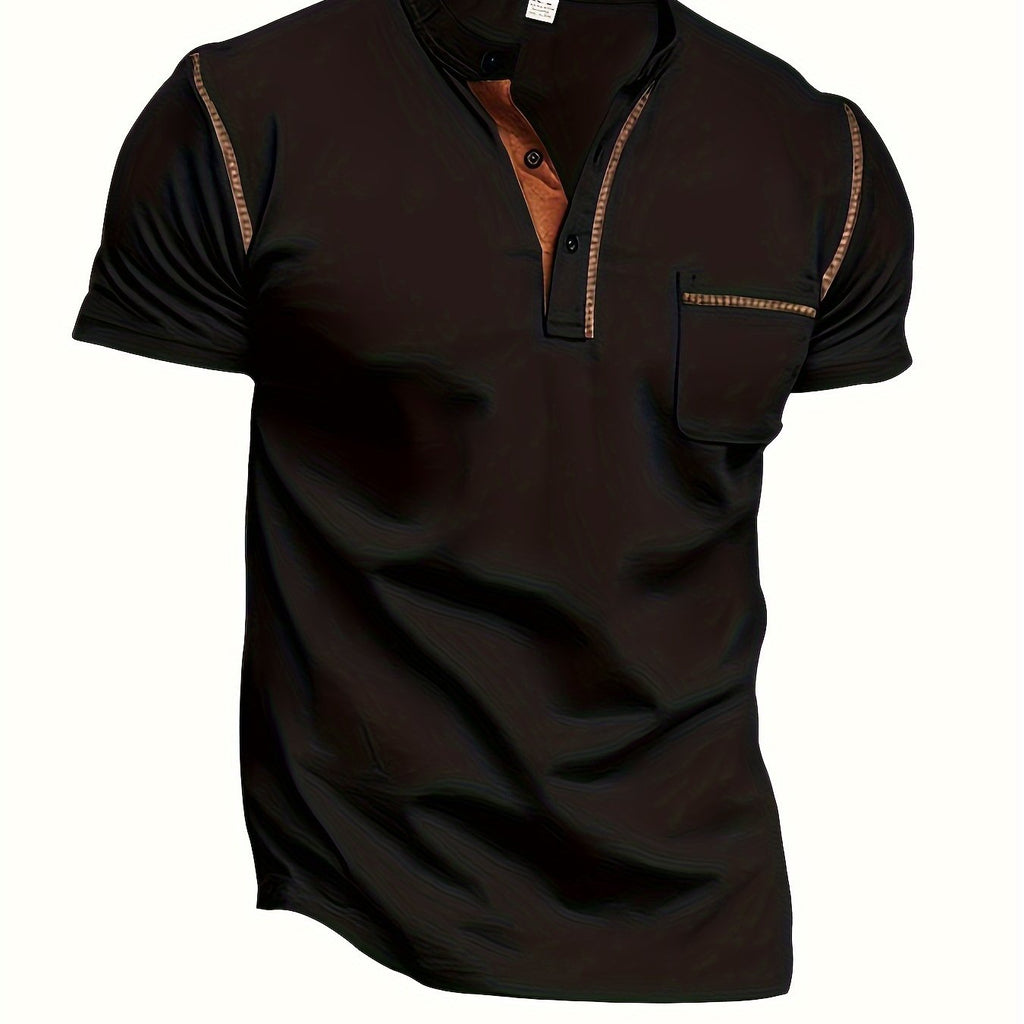 Fabrizio | T-shirt à manches courtes pour homme - Chemise décontractée en coton respirant