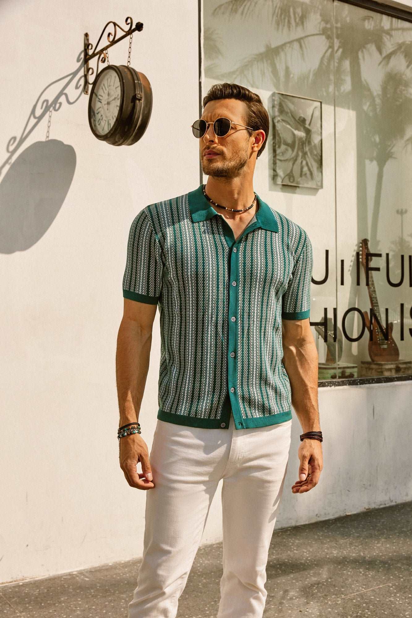 Harris | Retro gestreept vintage overhemd