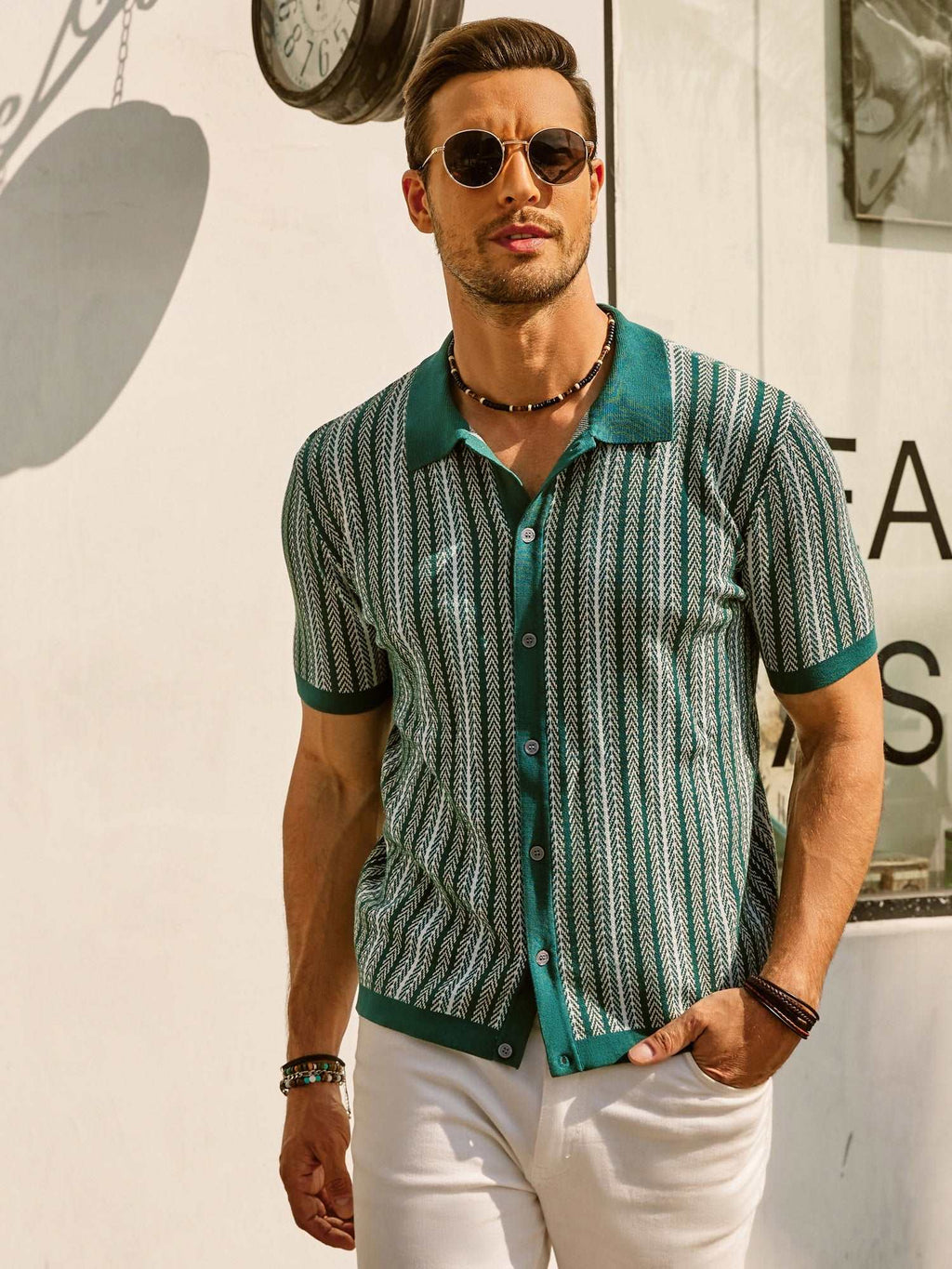 Harris | Retro gestreept vintage overhemd