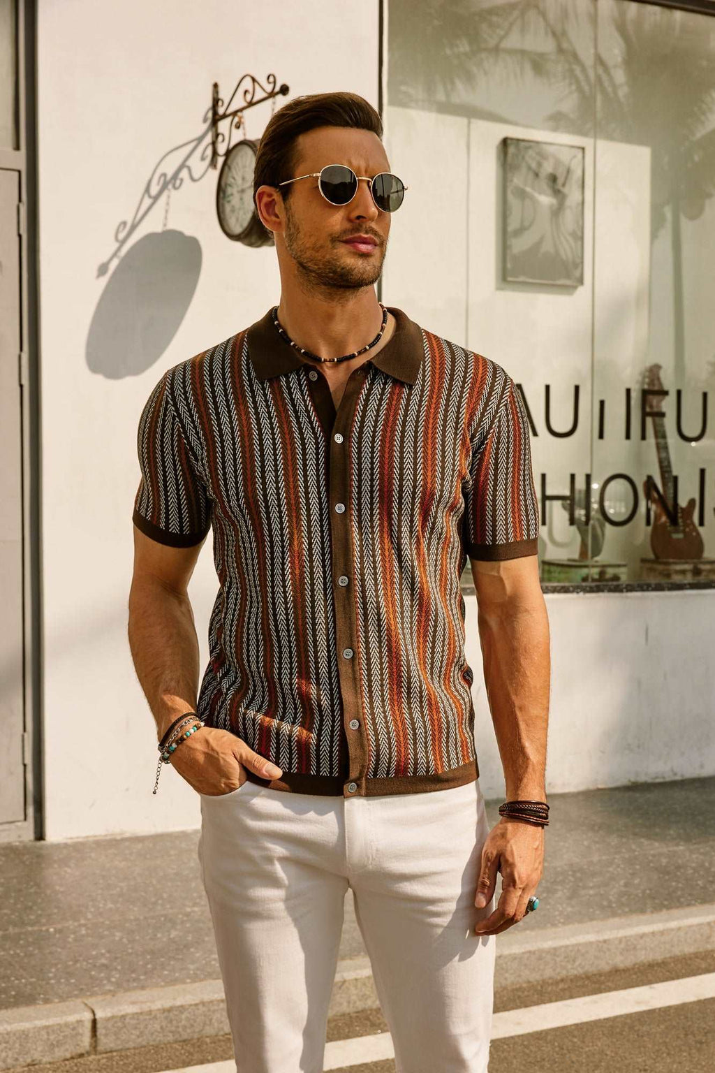 Harris | Retro gestreept vintage overhemd