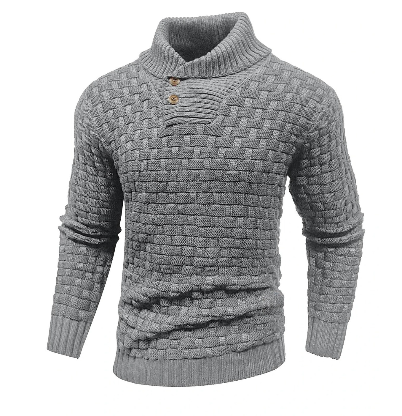 Draven | Klassieke heren trui met sjaalkraag - Knus, Warm, Stijlvol - Ideaal voor Herfst en Winter
