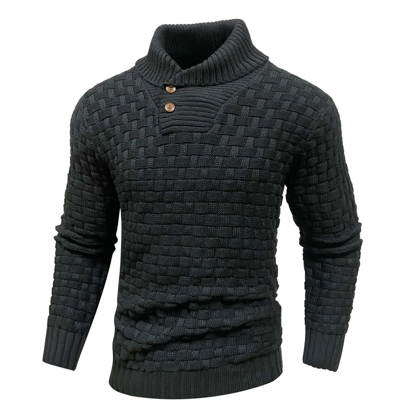 Draven | Klassieke heren trui met sjaalkraag - Knus, Warm, Stijlvol - Ideaal voor Herfst en Winter