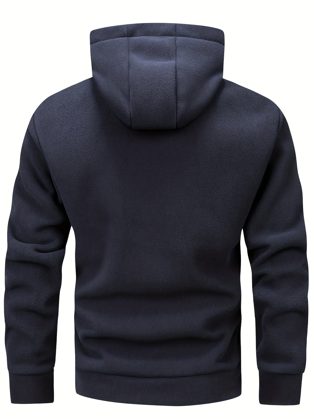 Miguel | Heren fleecejas met capuchon - Warme casual hoodie met kangoeroezak