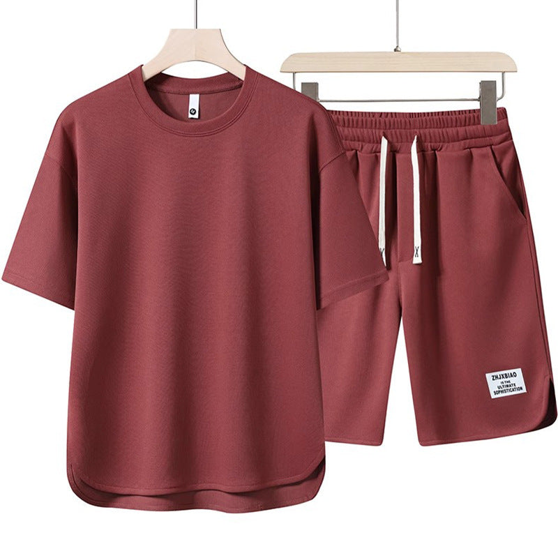Cezary | Ensemble deux pièces homme : t-shirt et short - Tenue décontractée