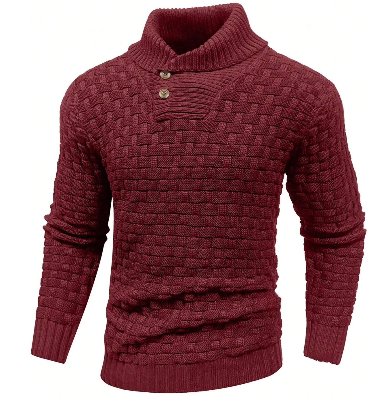 Draven | Klassieke heren trui met sjaalkraag - Knus, Warm, Stijlvol - Ideaal voor Herfst en Winter