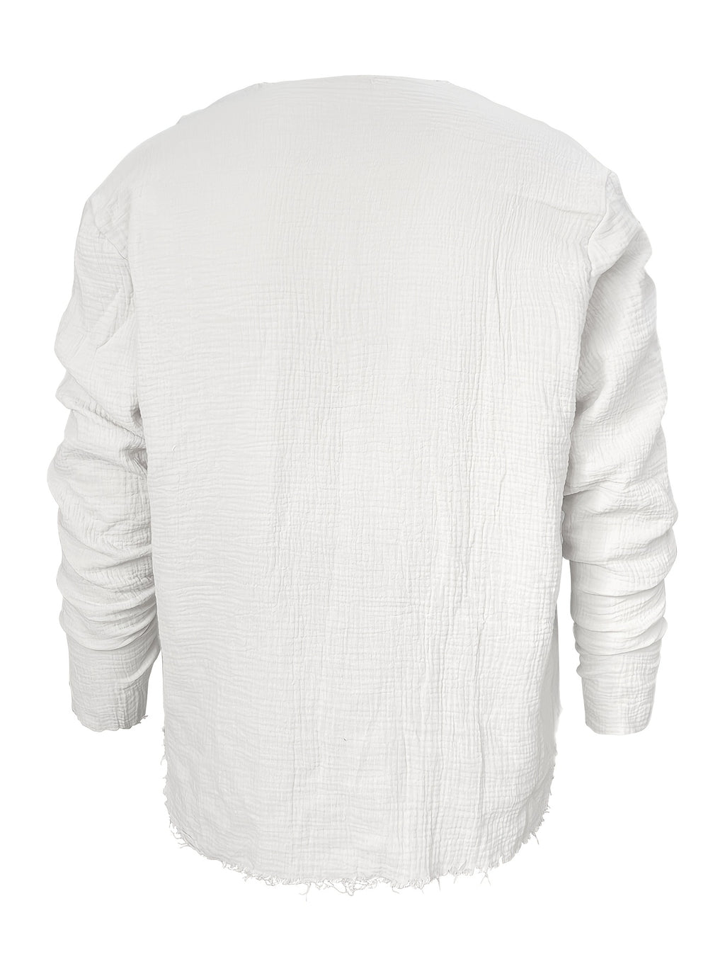 Ziveno | V-hals T-shirt met distressed-look voor heren – Casual zomershirt met halflange mouwen