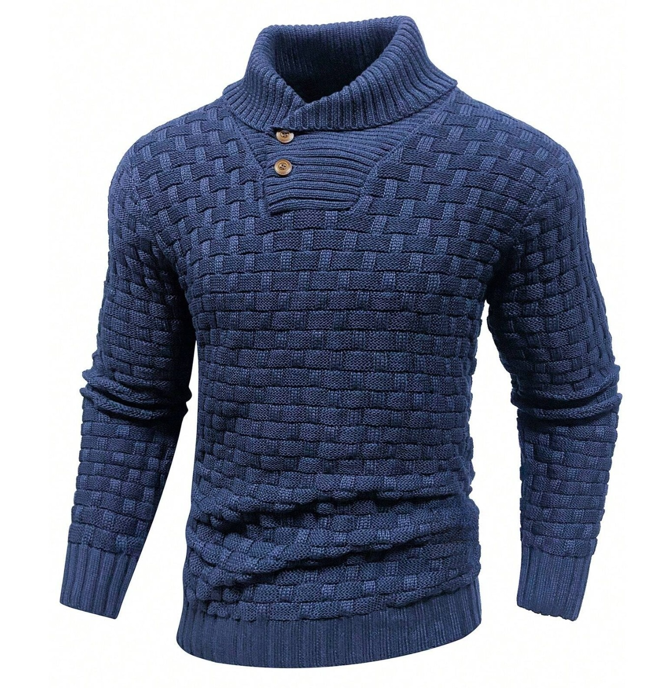 Draven | Klassieke heren trui met sjaalkraag - Knus, Warm, Stijlvol - Ideaal voor Herfst en Winter