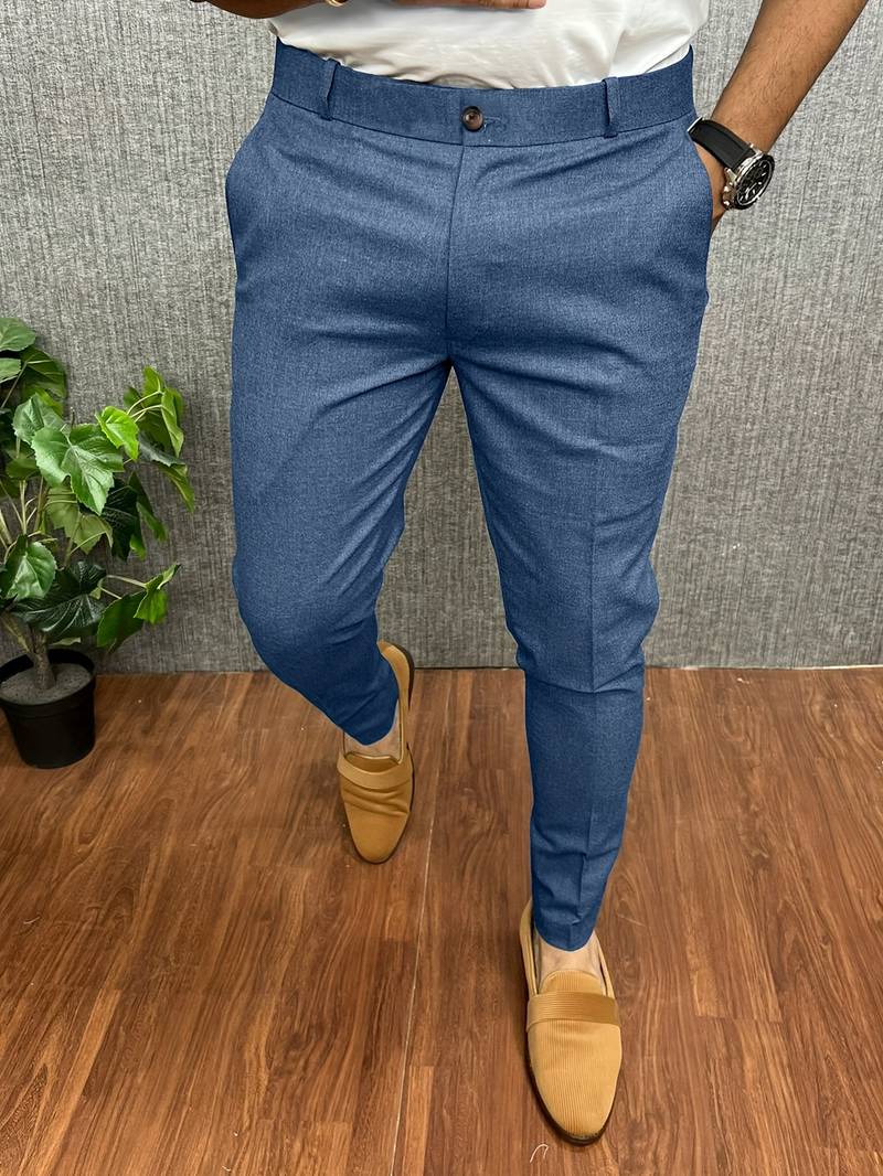 Olivier | Heren Slim Fit Business Casual Broek - Broek voor Kantoor & Dagelijks Dragen