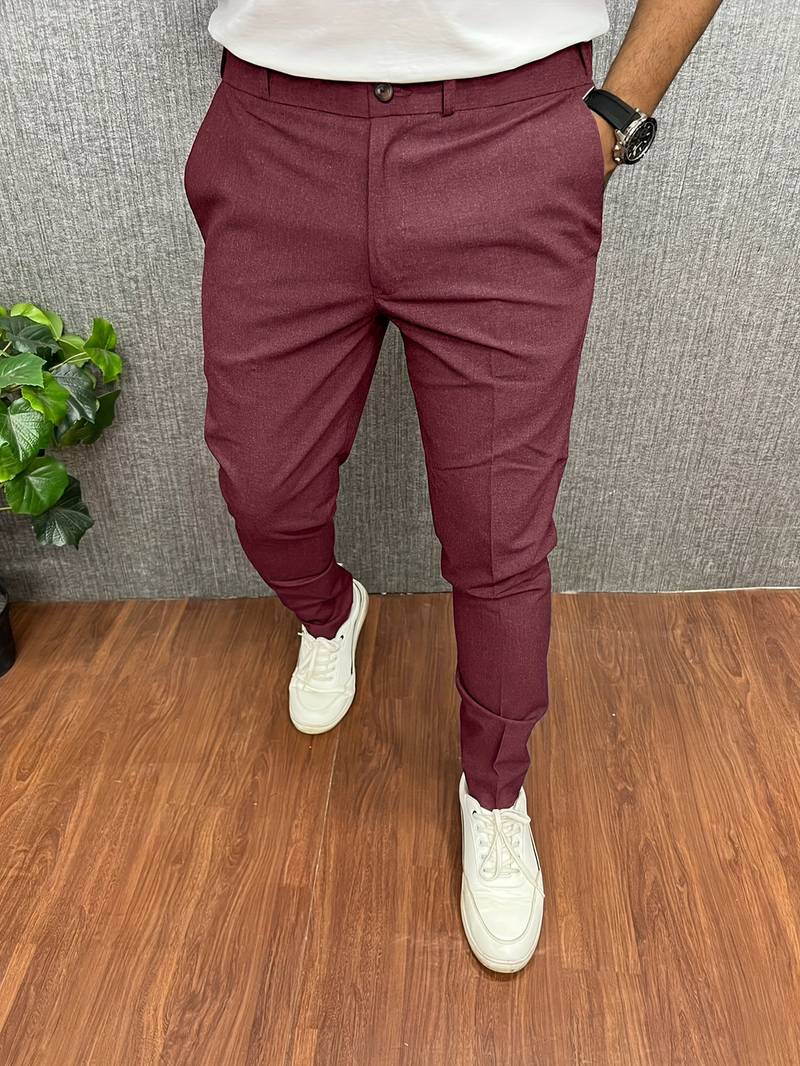 Olivier | Heren Slim Fit Business Casual Broek - Broek voor Kantoor & Dagelijks Dragen