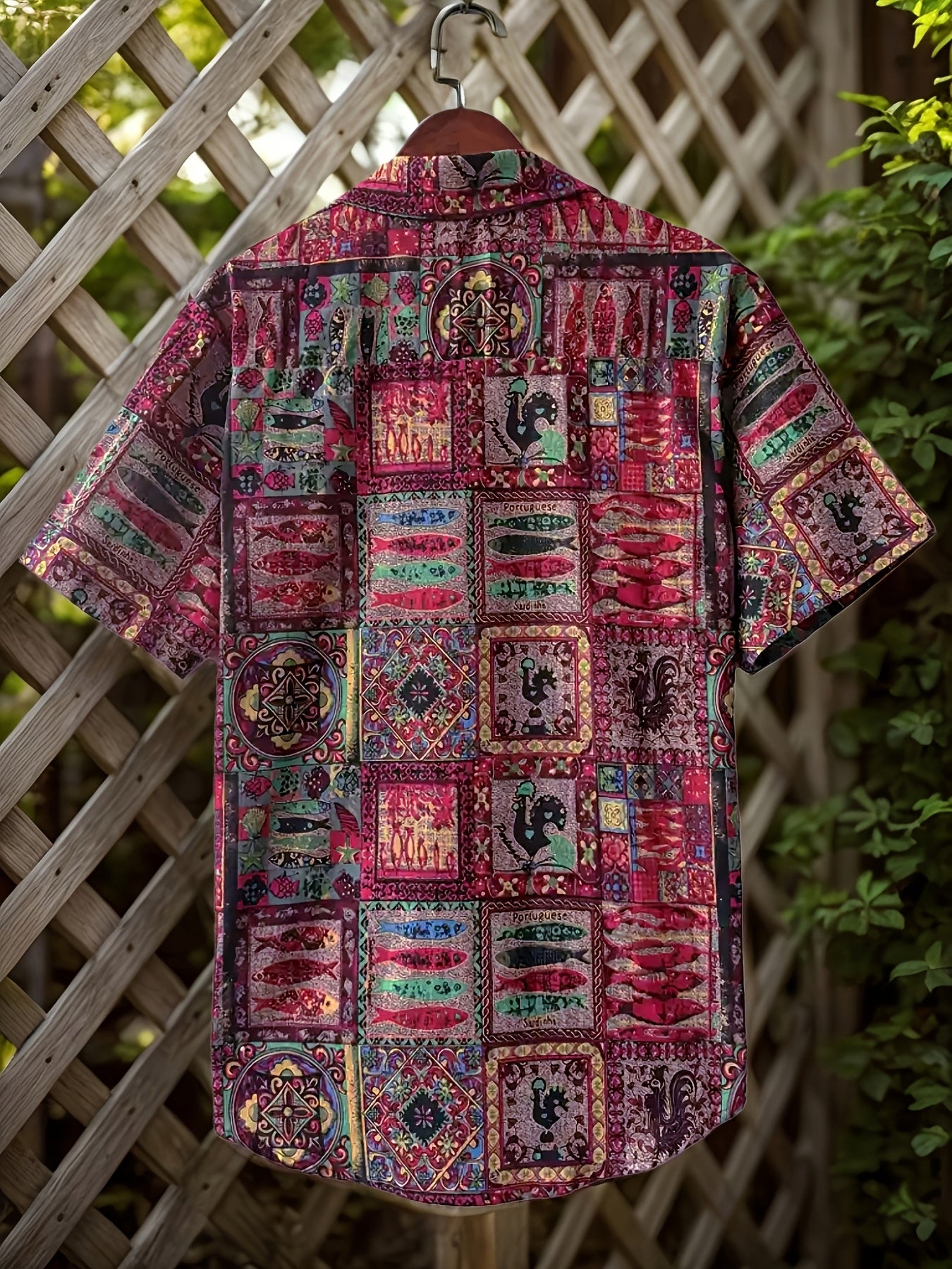 Zayor | Heren 3D Digitale Print T-shirt – Etnische Tribal Graphic Tee, Casual Losse Pasvorm