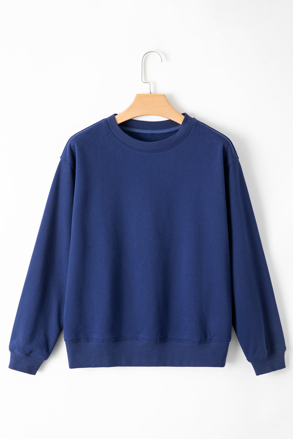 Jozina | Klassieke en eenvoudige effen fleece trui