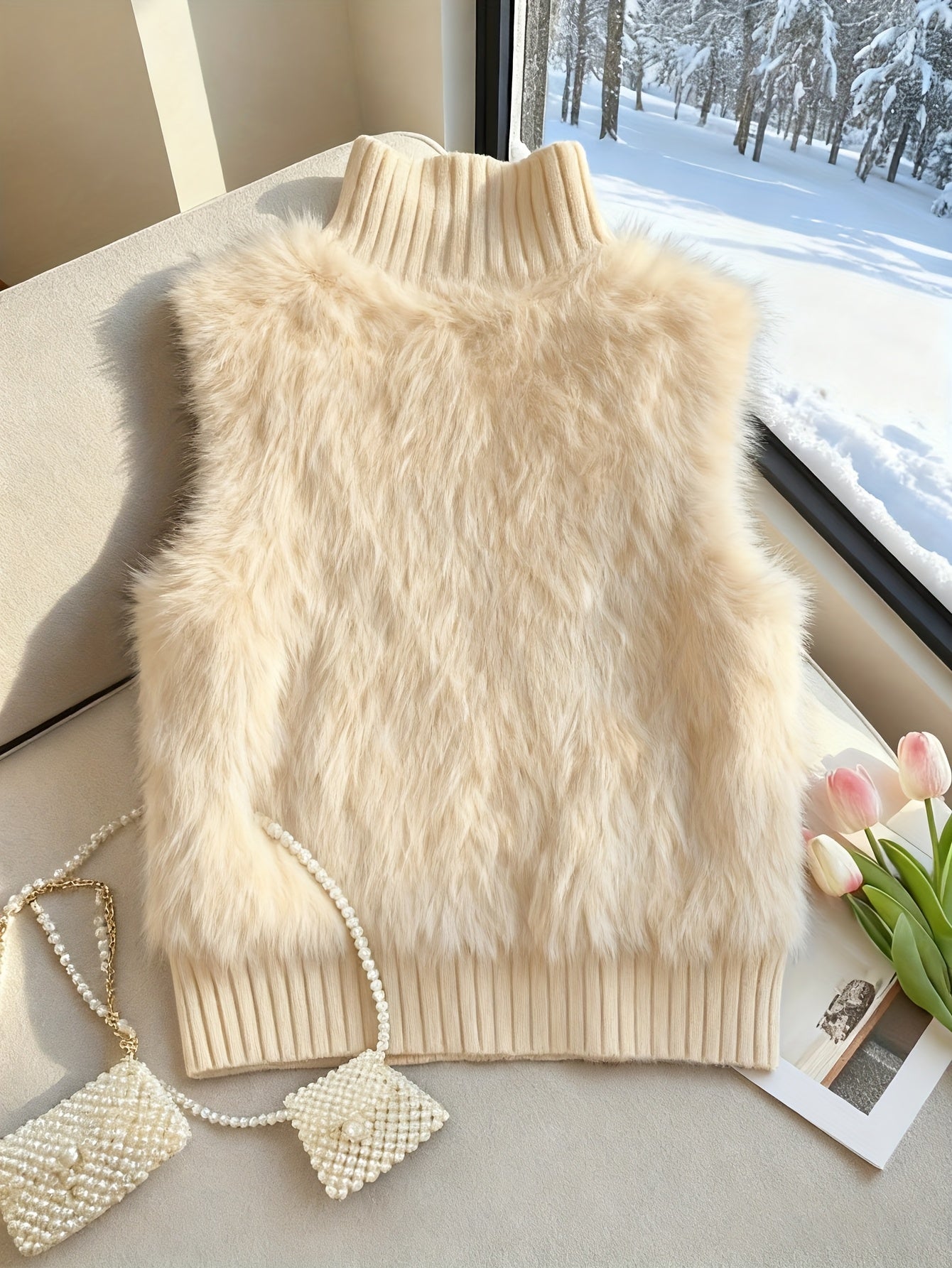 Hailynn | Elegante damesvest met opstaande kraag – Modieuze laagjeslook