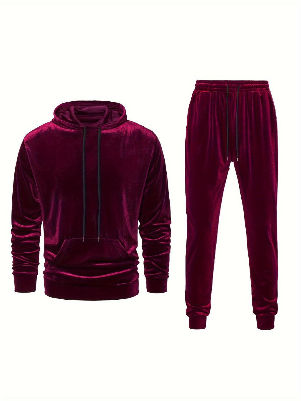 Nobu | Heren trainingspak in fluweel 2-delig - Casual Hoodie & Joggerset voor comfort en stijl