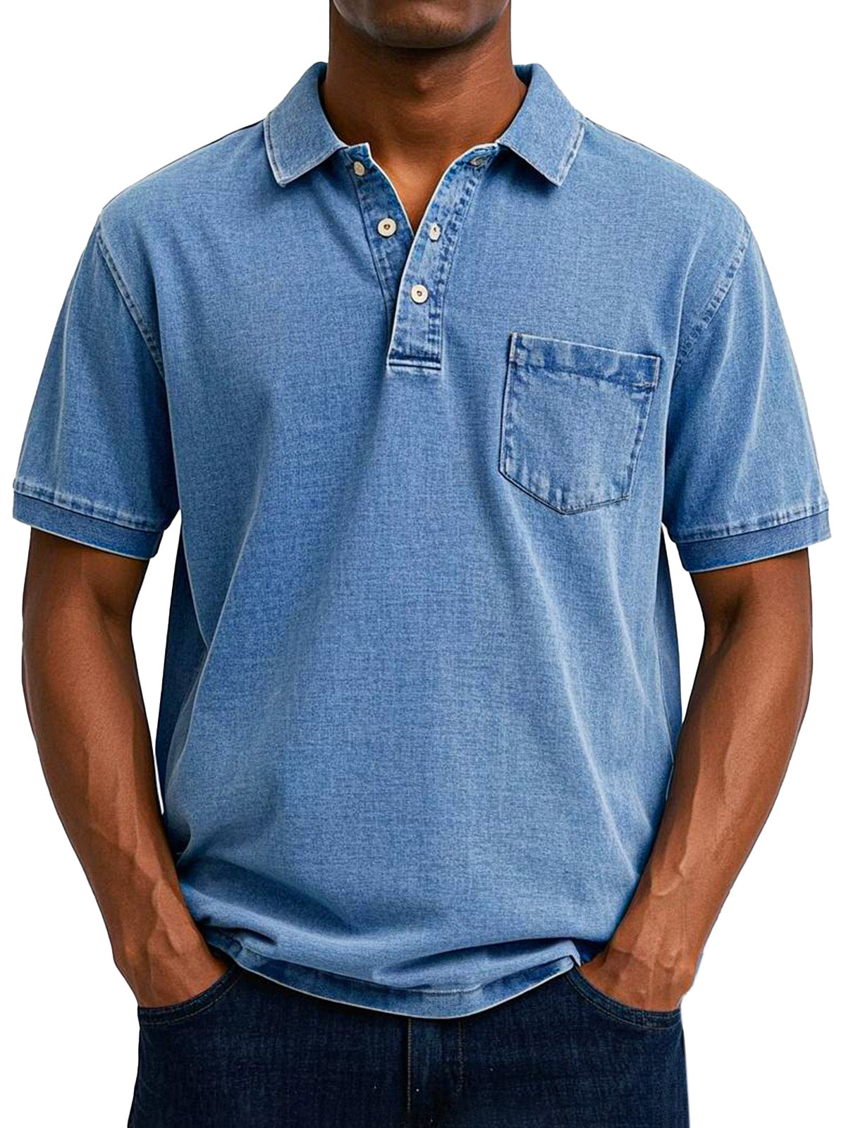 Veikko | Polo décontracté vintage pour homme - Coupe classique, mélange de coton doux