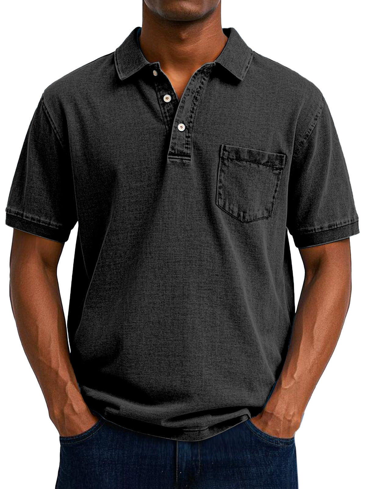 Veikko | Polo décontracté vintage pour homme - Coupe classique, mélange de coton doux