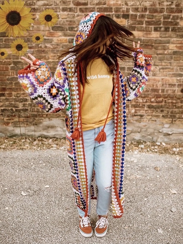 Boho | Boheems gehaakt vest