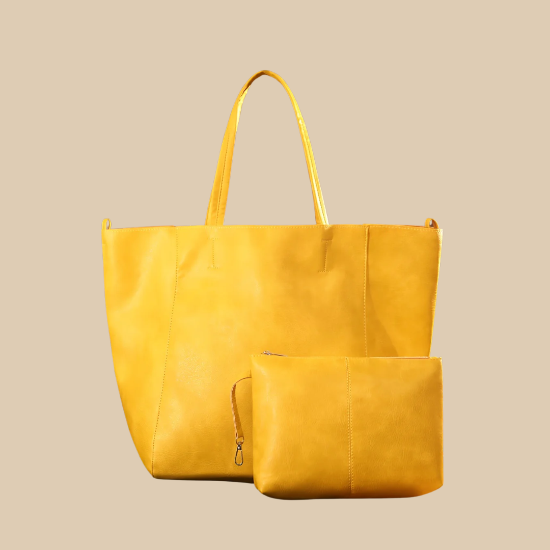 Ivera | Dames leren designer schoudertas – stijlvolle modieuze handtas