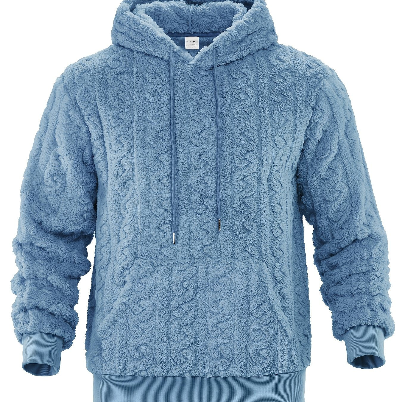 Rander | Thermische fleecehoodie voor heren – Warme pullover-sweatshirt, casual outdoor wintertop