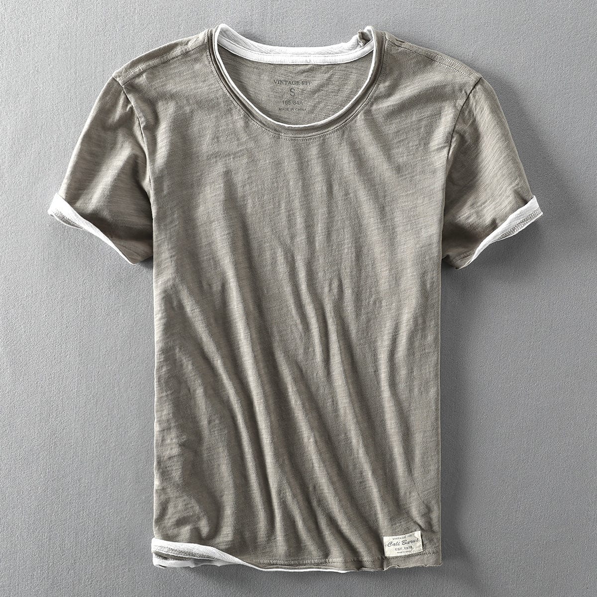 Jino | Klassiek T-shirt voor heren - Zacht katoen, ademend, casual T-shirt