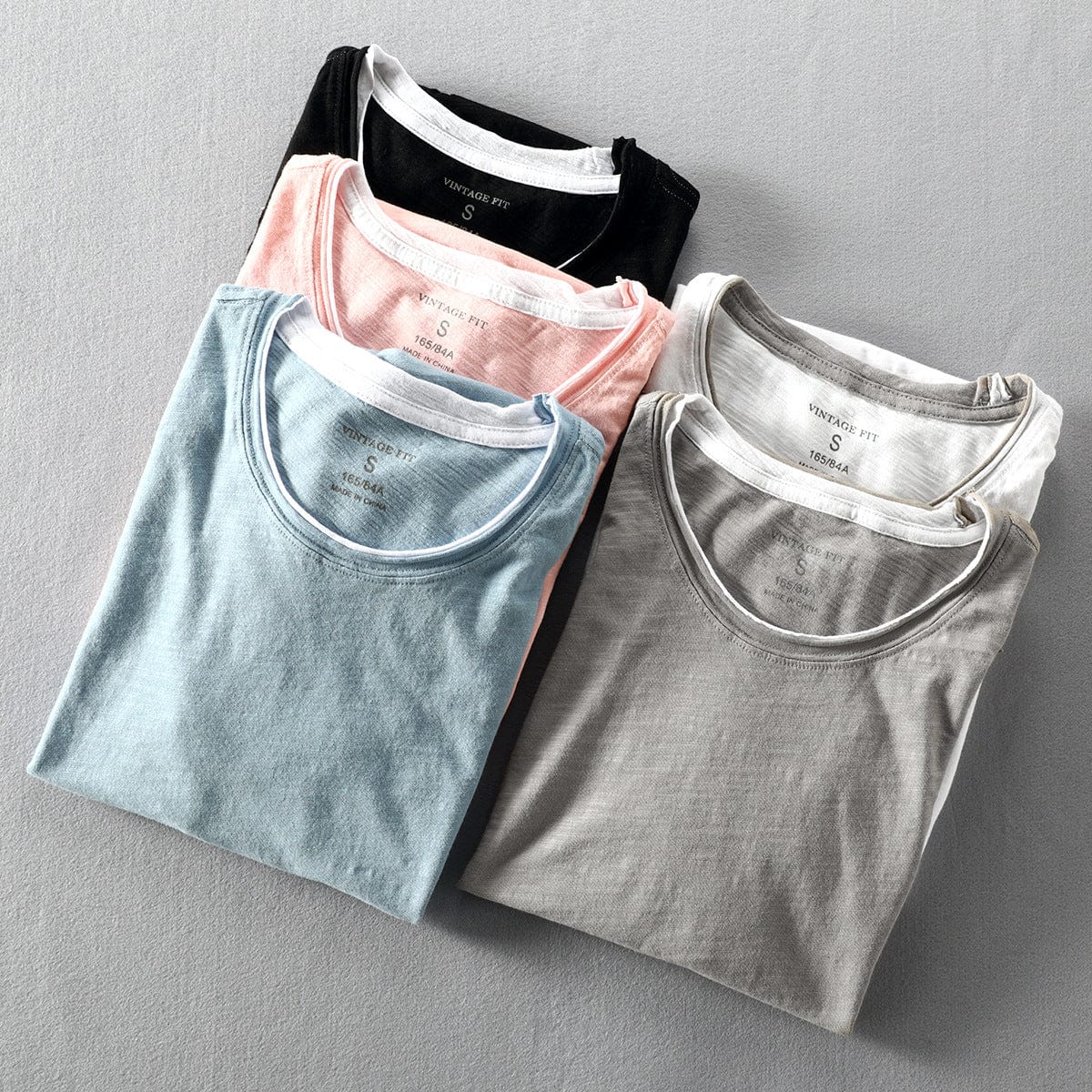 Jino | Klassiek T-shirt voor heren - Zacht katoen, ademend, casual T-shirt