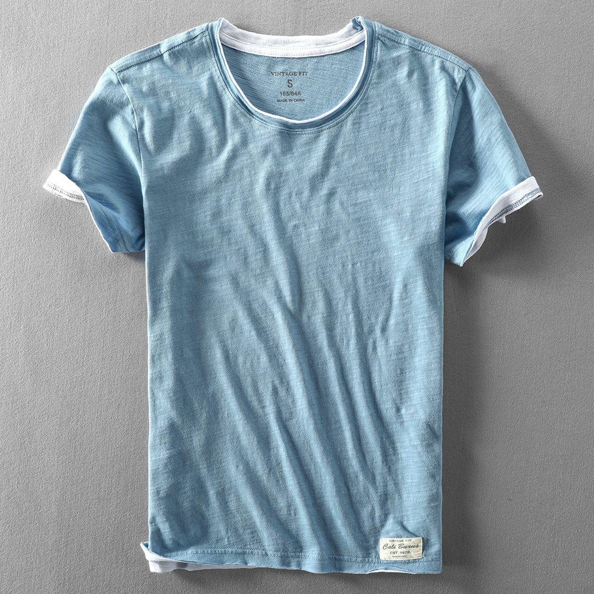Jino | Klassiek T-shirt voor heren - Zacht katoen, ademend, casual T-shirt