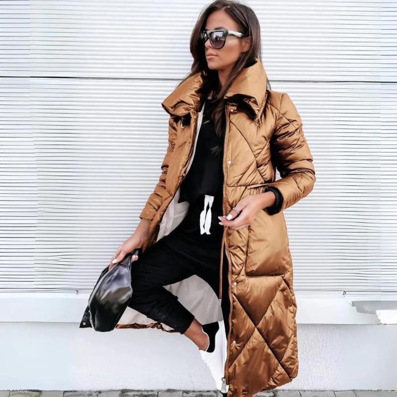 Piper | Thick padded long women's coat - winter parka, warm and stylish outerwear for cold weather