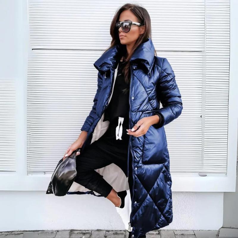 Piper | Thick padded long women's coat - winter parka, warm and stylish outerwear for cold weather