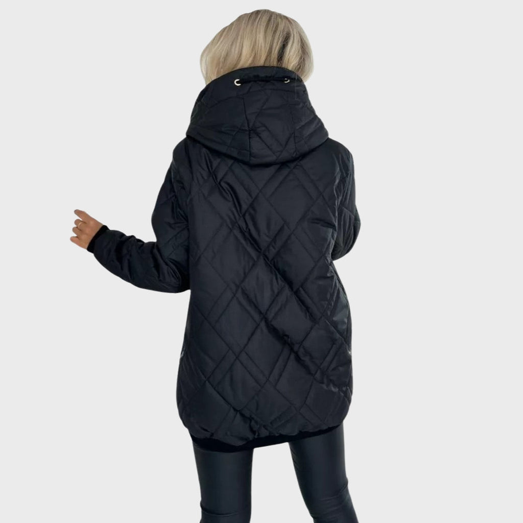 Glyra | Warme damesparka – Winterjas met capuchon, geïsoleerd en comfortabel
