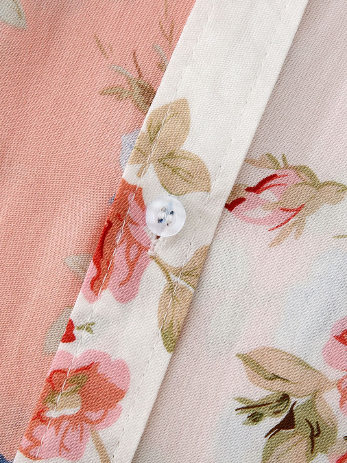Halvar | Tropisch Hawaii mannenhemd - gebloemd patchwork, korte mouwen, vrijetijdskleding