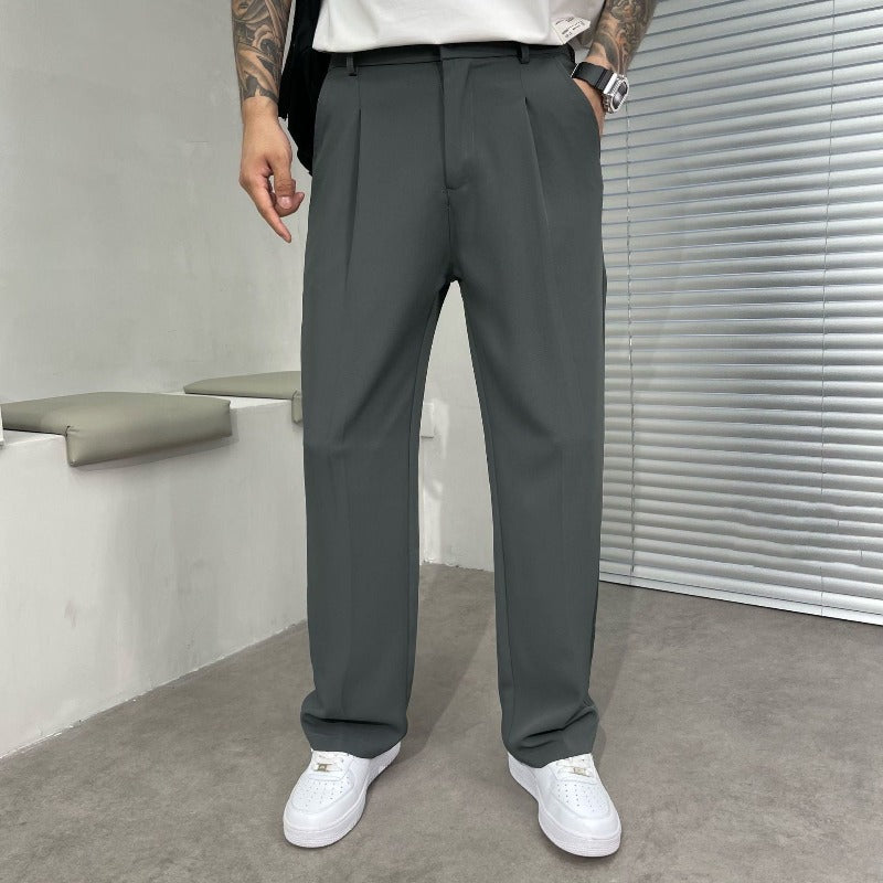 Orien | Pantalon droit pour homme – Confortable, coupe ajustée, polyvalent pour le travail et les loisirs
