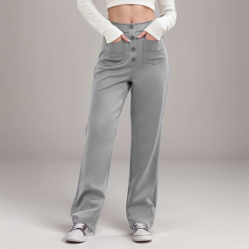 Varda | Damesbroek met hoge taille en stretch - veelzijdige casual broek