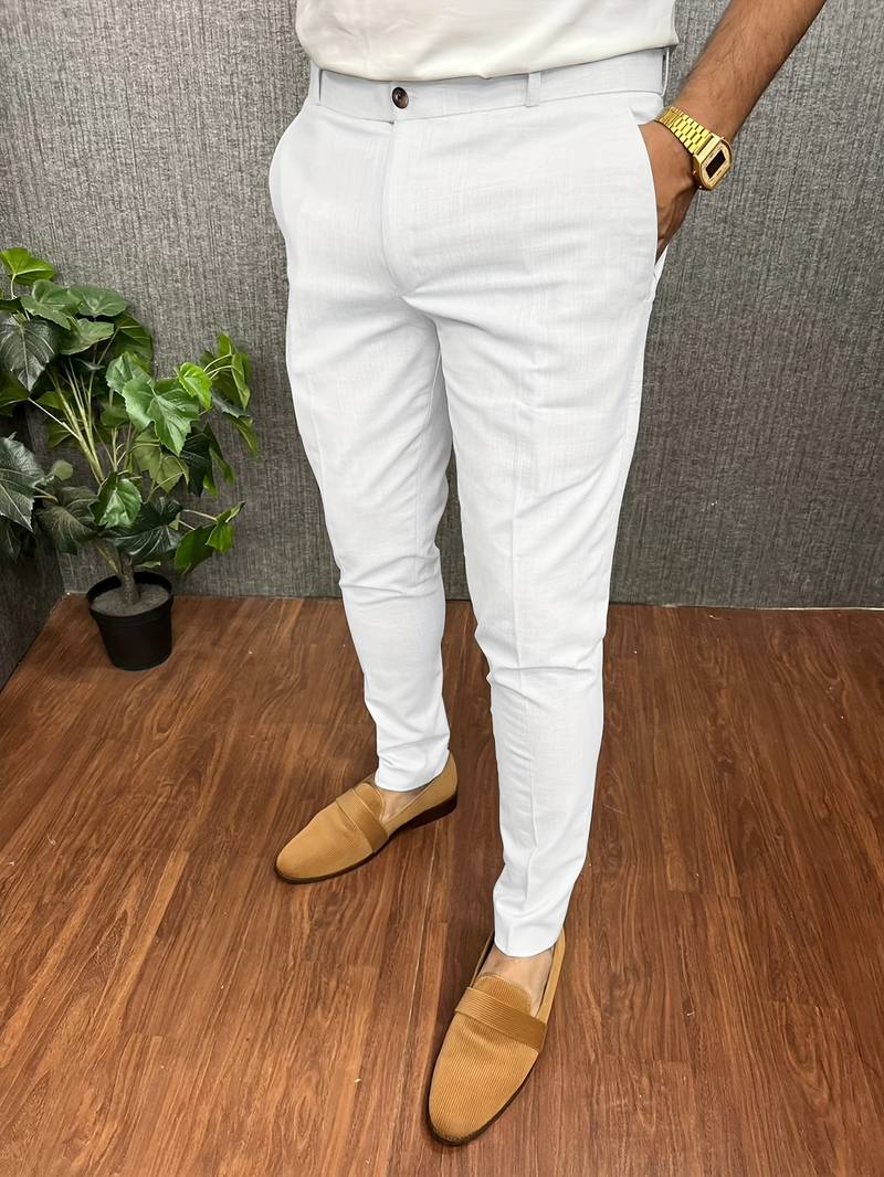 Olivier | Heren Slim Fit Business Casual Broek - Broek voor Kantoor & Dagelijks Dragen