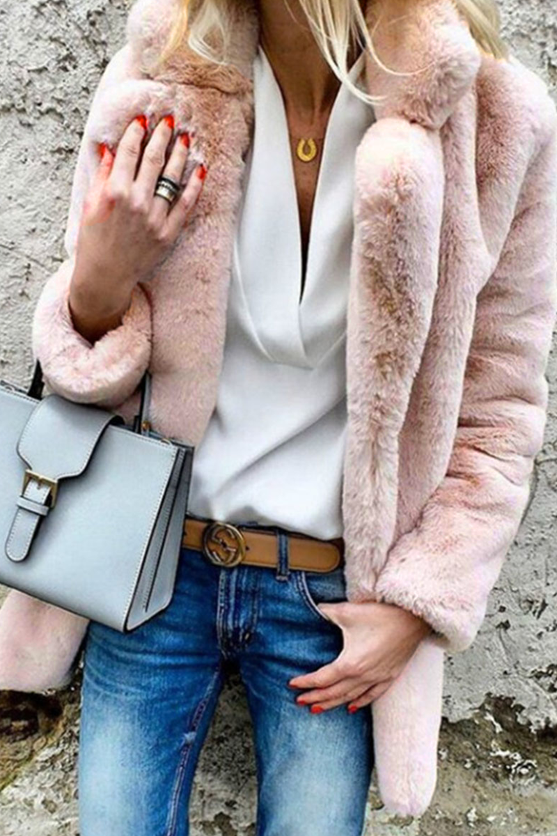 Jammy | Elegant winter warm fluffy coat