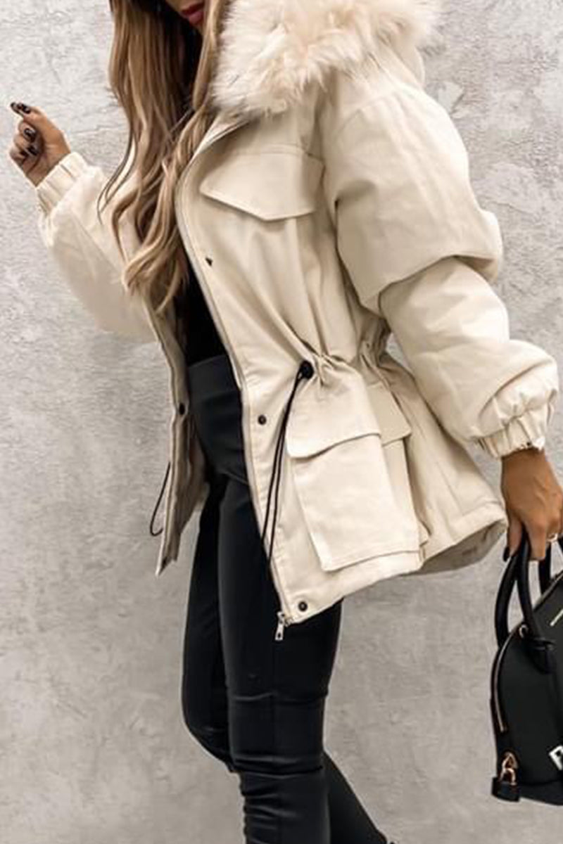 Grazia | Regenbestendige winterjas voor dames met bontcapuchon - Waterdicht, warm & stijlvolle bovenkleding