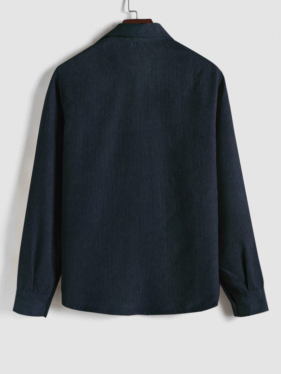 Yorien | Heren Corduroy Overhemd met Lange Mouwen – Klassiek, Veelzijdig en Stijlvol