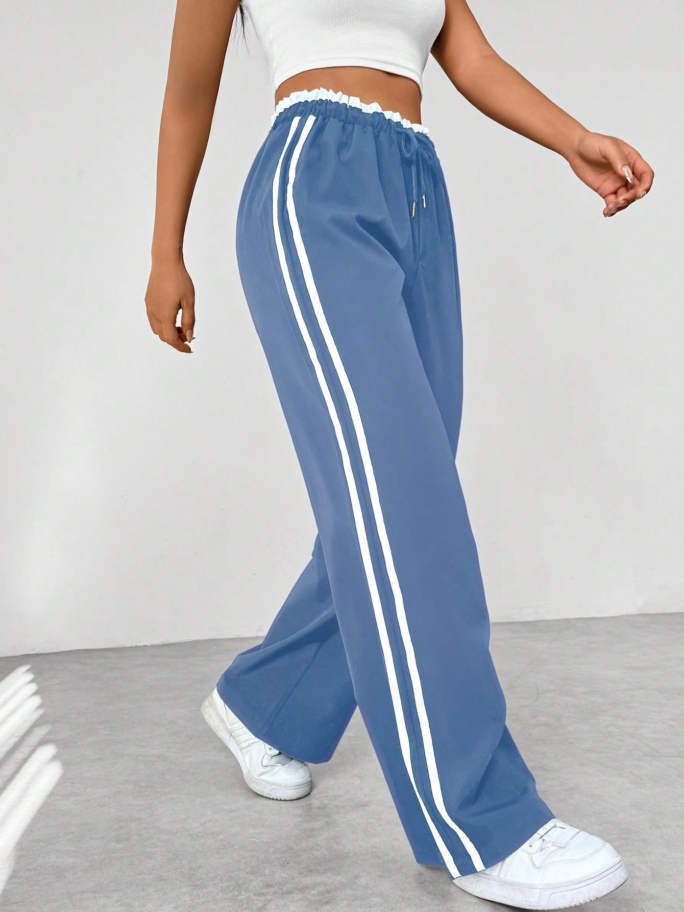 Mimoza | Sportieve damesbroek met wijde pijpen - Casual Comfortabele Broek