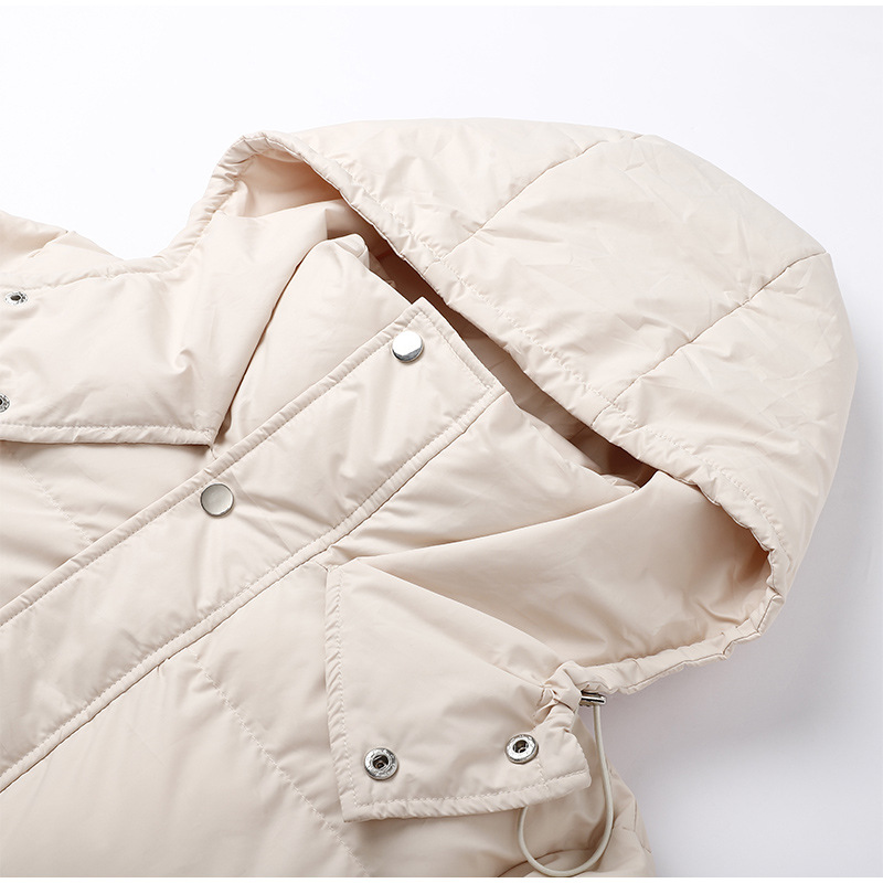 Abelia | Gewatteerde Pufferjas voor dames in de winter - Warme & stijlvolle jas met capuchon voor koud weer