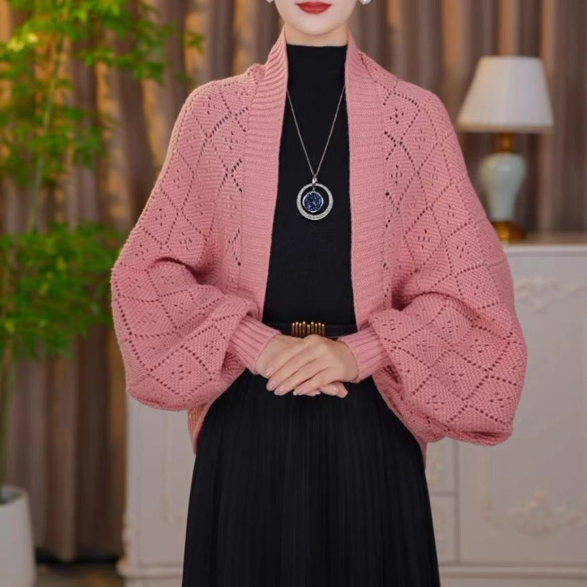 Delyss | Gilet en maille ajourée pour femme – Pull léger et élégant