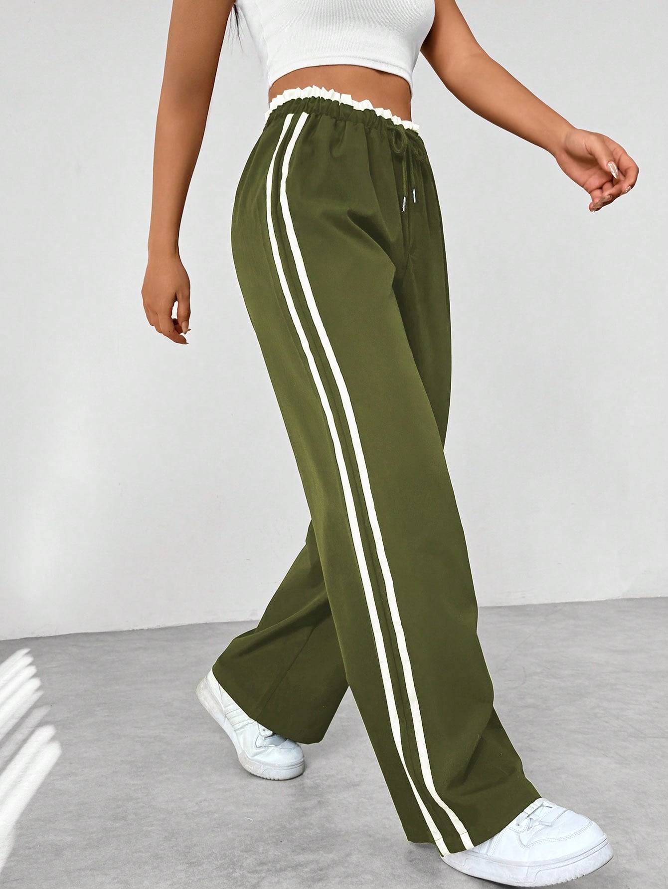 Mimoza | Sportieve damesbroek met wijde pijpen - Casual Comfortabele Broek