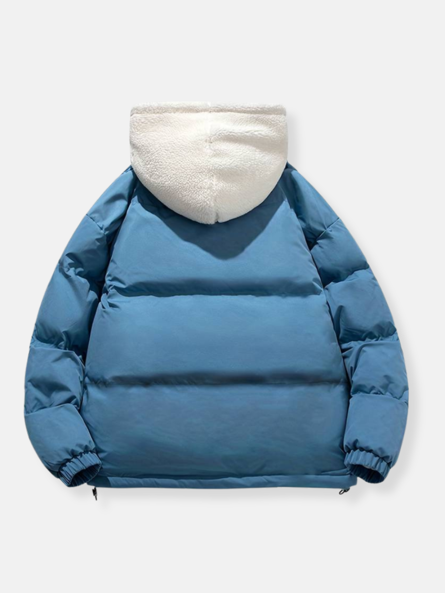 Meleia | Winterpufferjack voor dames met capuchon - Warme, waterdichte & geïsoleerde jas voor koud weer