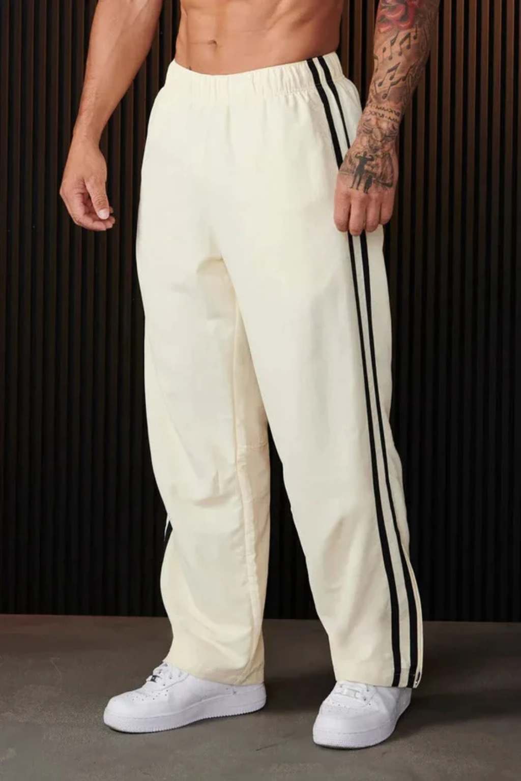 Narek | Heren joggingbroek met dubbele strepen – Sportieve comfortabele broek