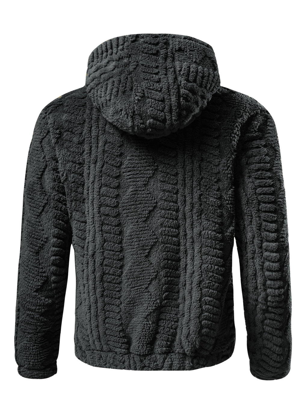Taven | Lichtgewicht effen hoodiejas voor heren – Warme jas met ritssluiting en lange mouwen