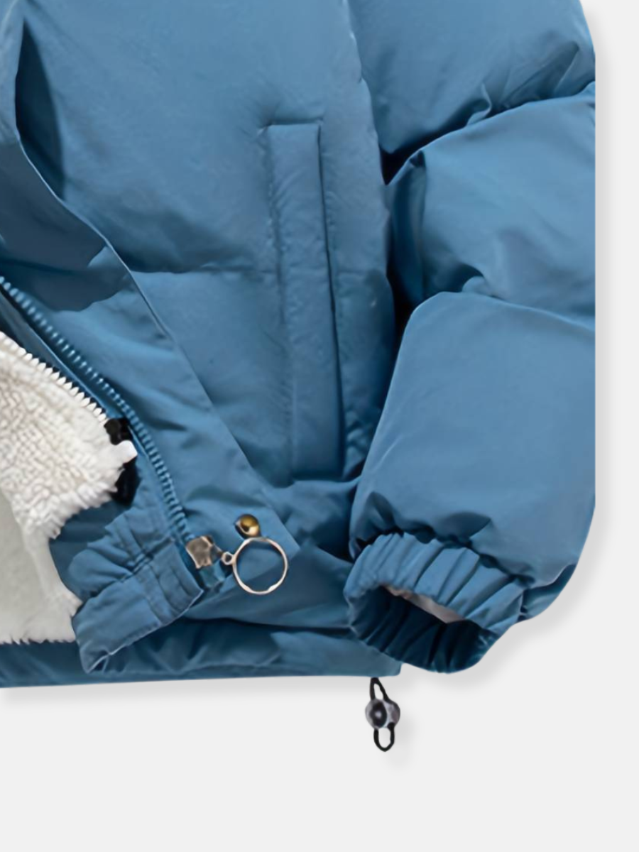 Meleia | Winterpufferjack voor dames met capuchon - Warme, waterdichte & geïsoleerde jas voor koud weer