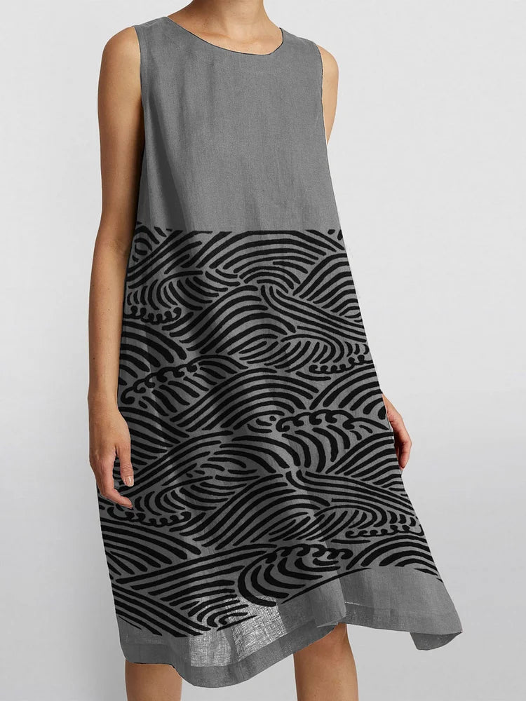 Hylora | Chique alledaagse jurk voor dames – Tijdloze, elegante midi-jurk