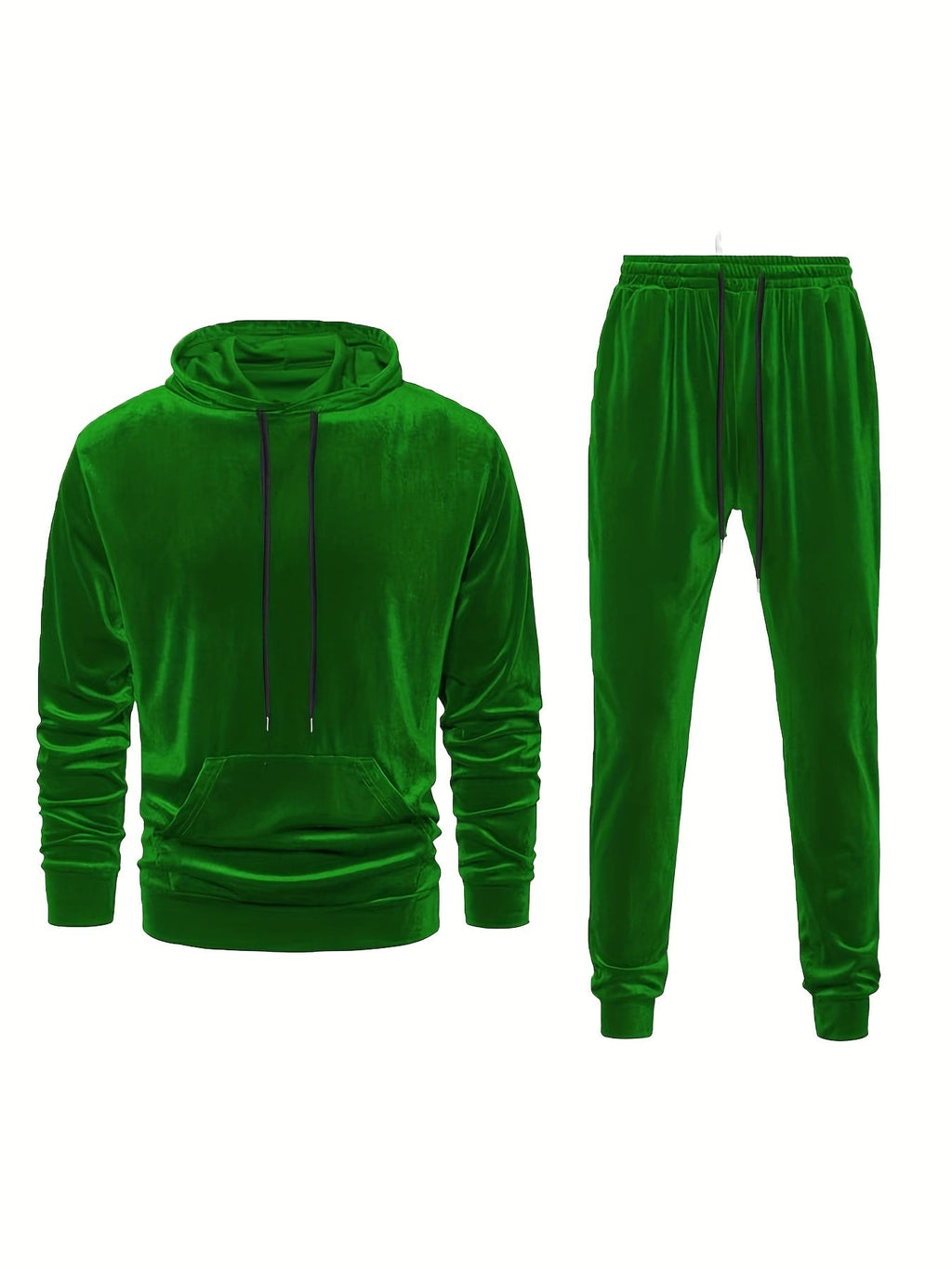 Nobu | Heren trainingspak in fluweel 2-delig - Casual Hoodie & Joggerset voor comfort en stijl