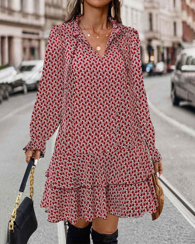 Liliana - Elegant women's long sleeve dress