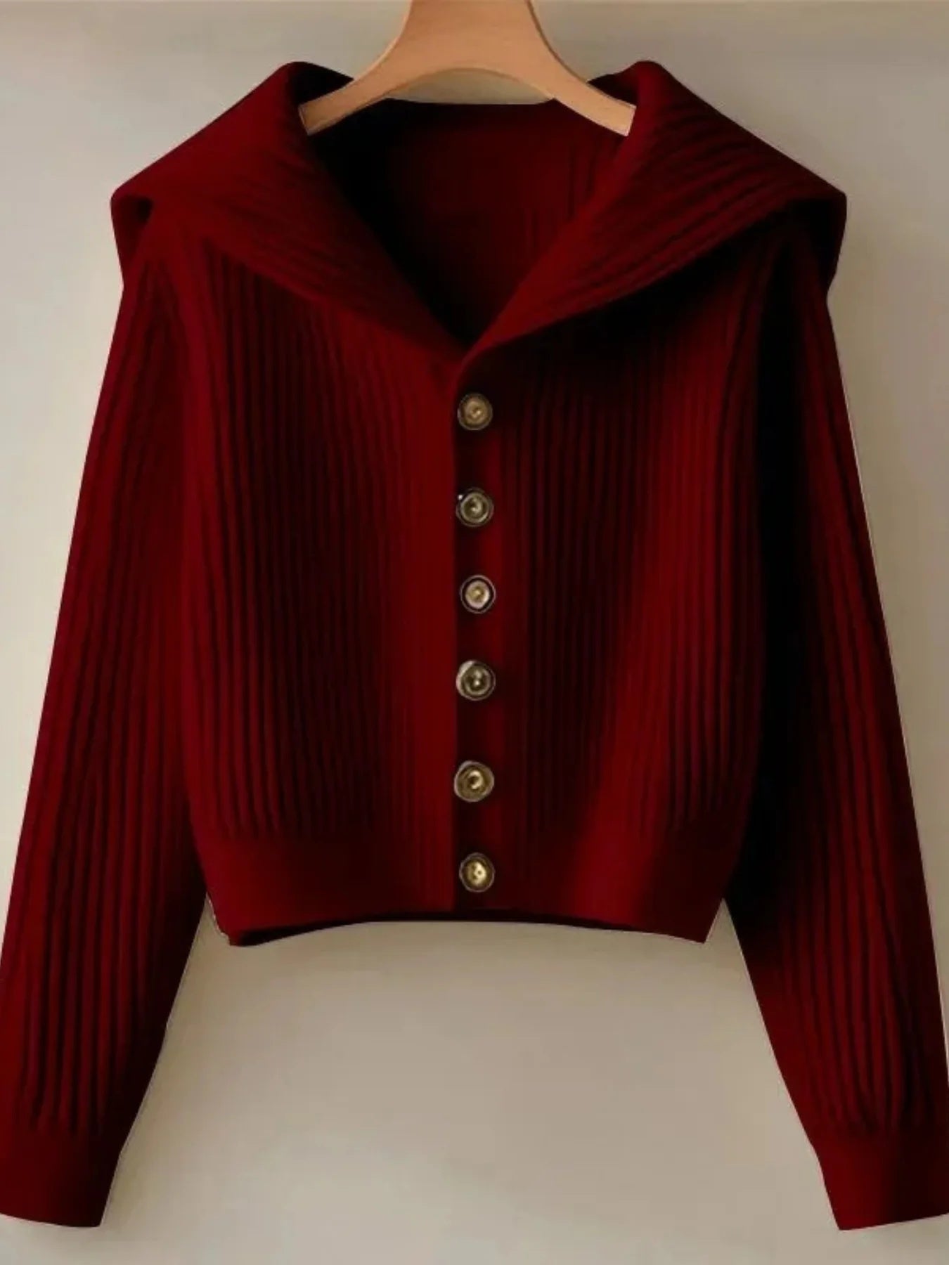 Luminara | Gilet en maille côtelée pour femme – Pull léger et confortable à manches longues