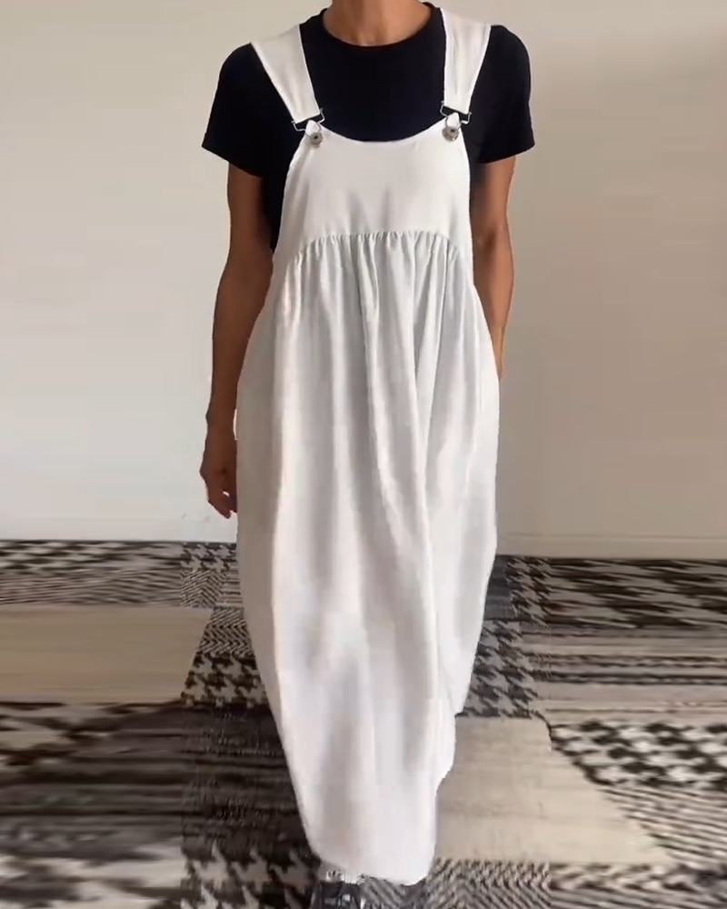 Arlienna | Losvallende maxi-jumperjurk voor dames – lange jurk om te combineren