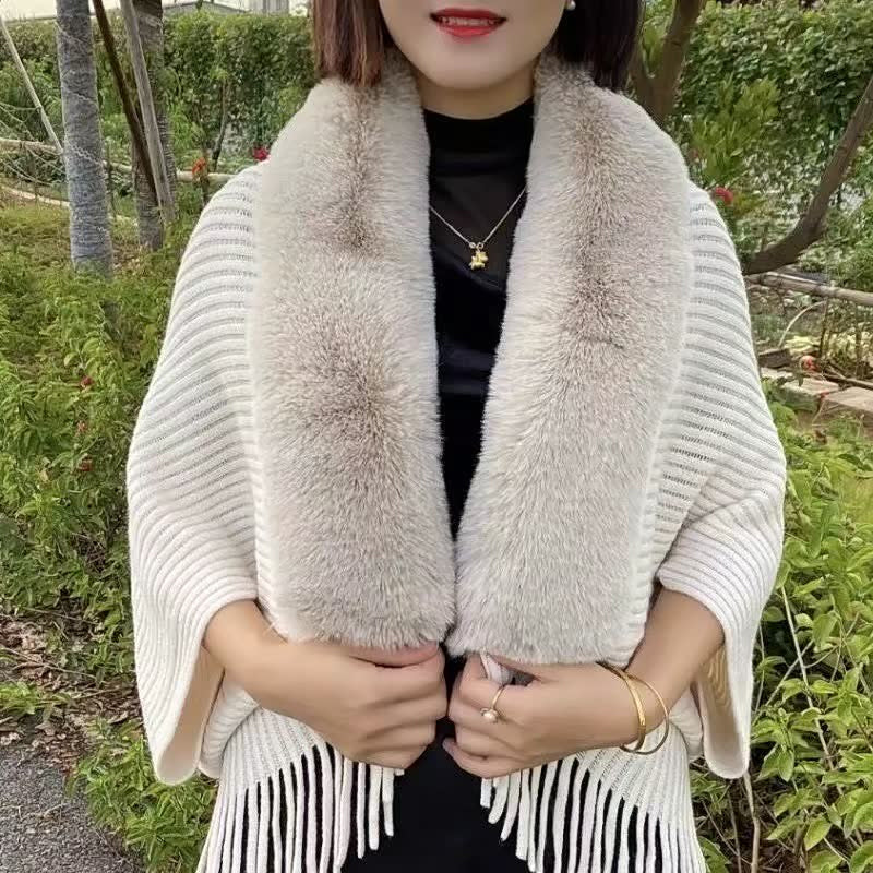 Calyra | Warme winternekwarmer voor dames, gezellig gebreid modeaccessoire voor koud weer