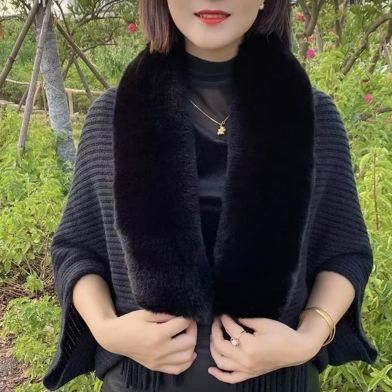 Calyra | Warme winternekwarmer voor dames, gezellig gebreid modeaccessoire voor koud weer